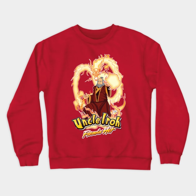 Uncle Iroh Flamin Hot edition Crewneck Sweatshirt by Gen Pop Art